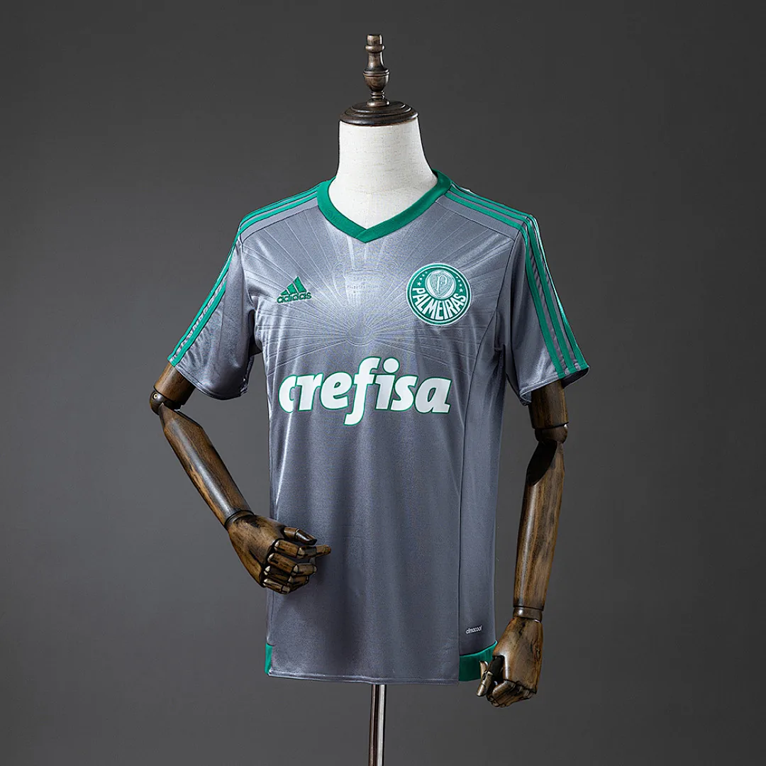 Palmeiras 2016/2017 Champions Commemorative Edition Silver Retro Jersey