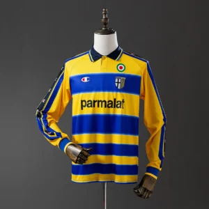 Parma Calcio 1999/2000 Home Long Sleeve Retro Jersey