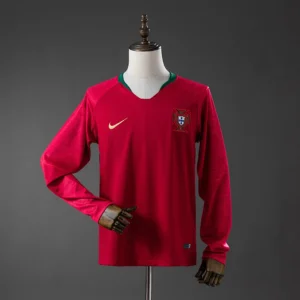 Portugal 2018 Home Long Sleeve Retro Jersey