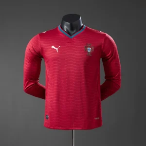 Portugal 2026 Home Player Version Long Sleeve Jersey