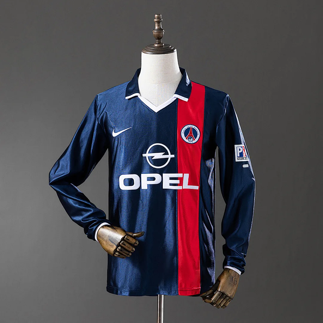 PSG 2001/2002 Home Long Sleeve Retro Jersey | Paris Saint-Germain
