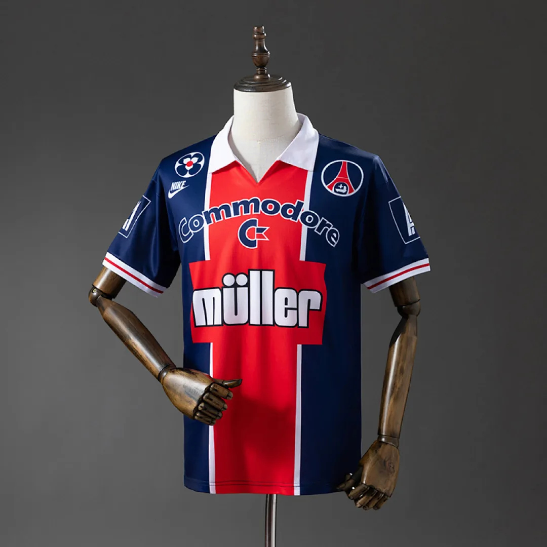 PSG 1991/1992 Home Retro Jersey | Paris Saint-Germain