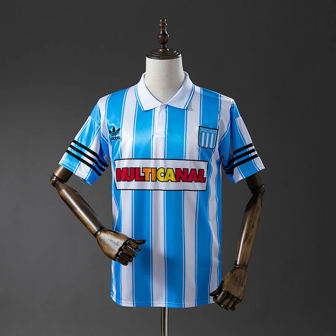 Racing Club de Avellaneda 1995 Home Retro Jersey