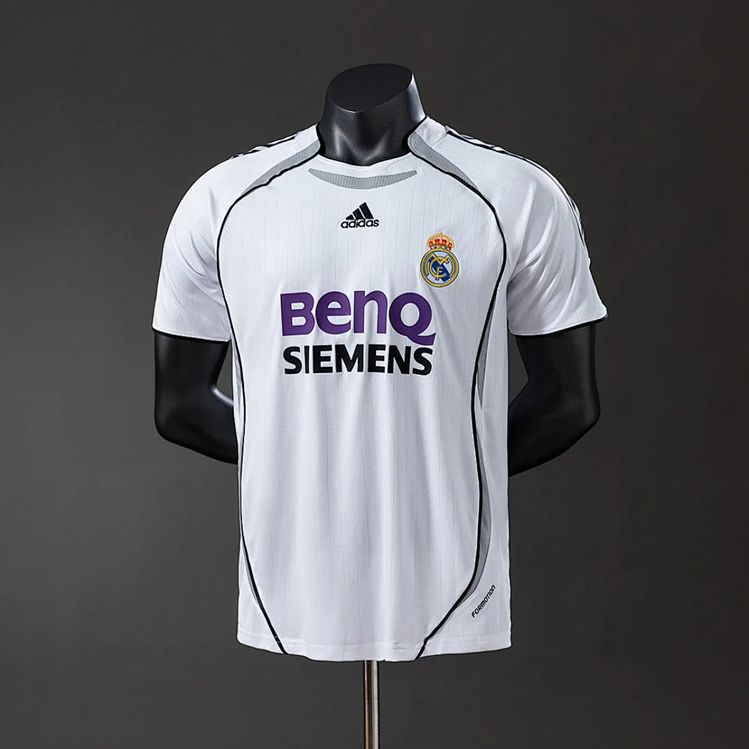 Real Madrid 2006/2007 Player Version Retro Home Jersey