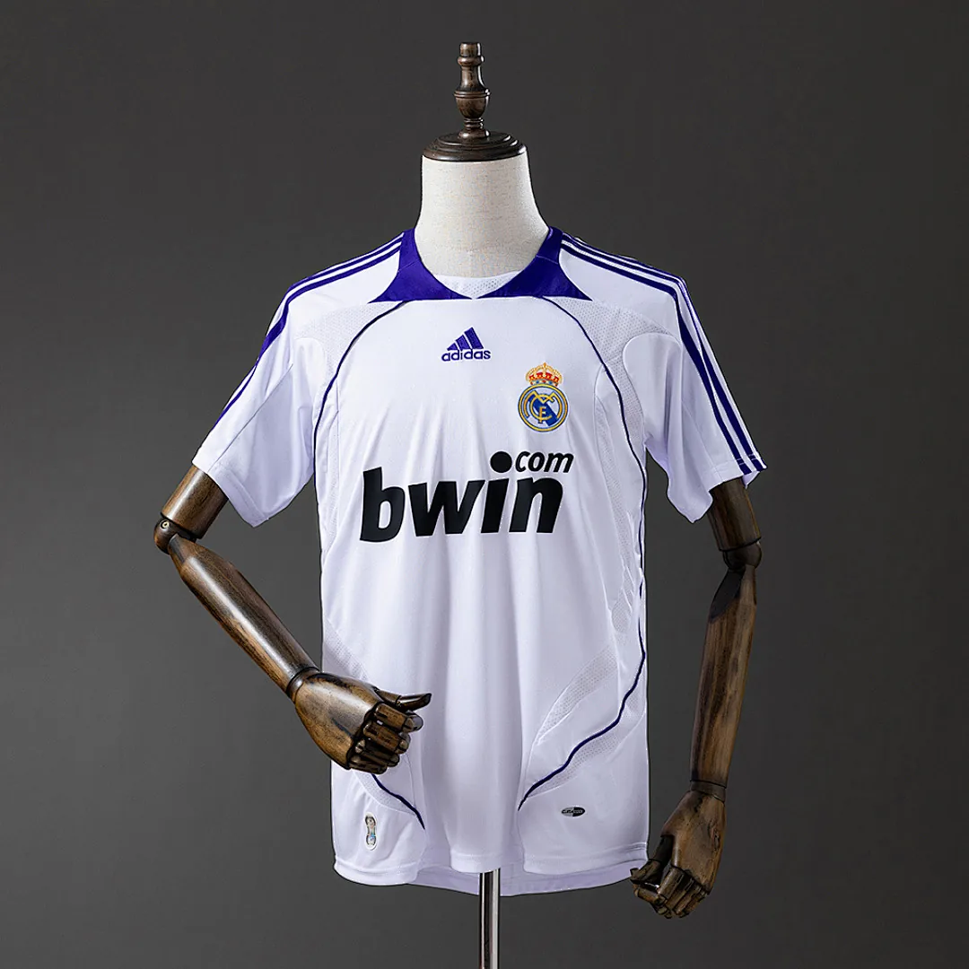 Real Madrid 2007/2008 Home Retro Jersey