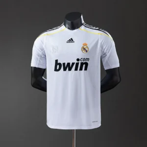 Real Madrid 2009/2010 Home Player Version Retro Jersey