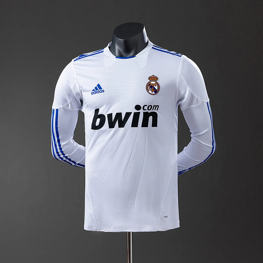 Real Madrid 2010/2011 Long Sleeve Retro Jersey
