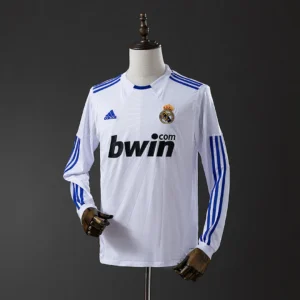 Real Madrid 2010/2011 Long Sleeve Retro Jersey