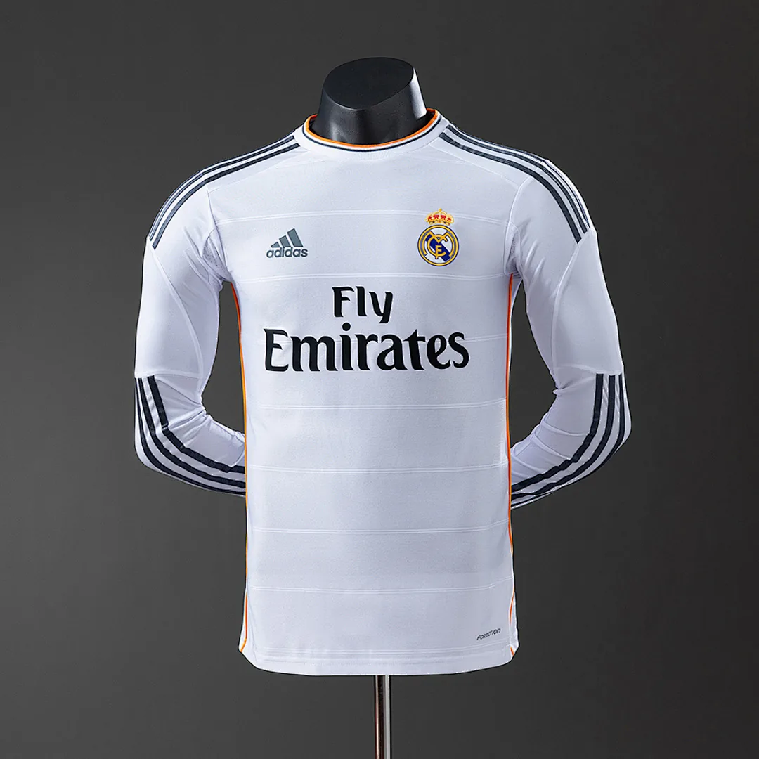 Real Madrid 2013/2014 Long Sleeve Retro Jersey