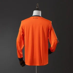 Real Madrid 2013/2014 Second Away Long Sleeve Retro Jersey