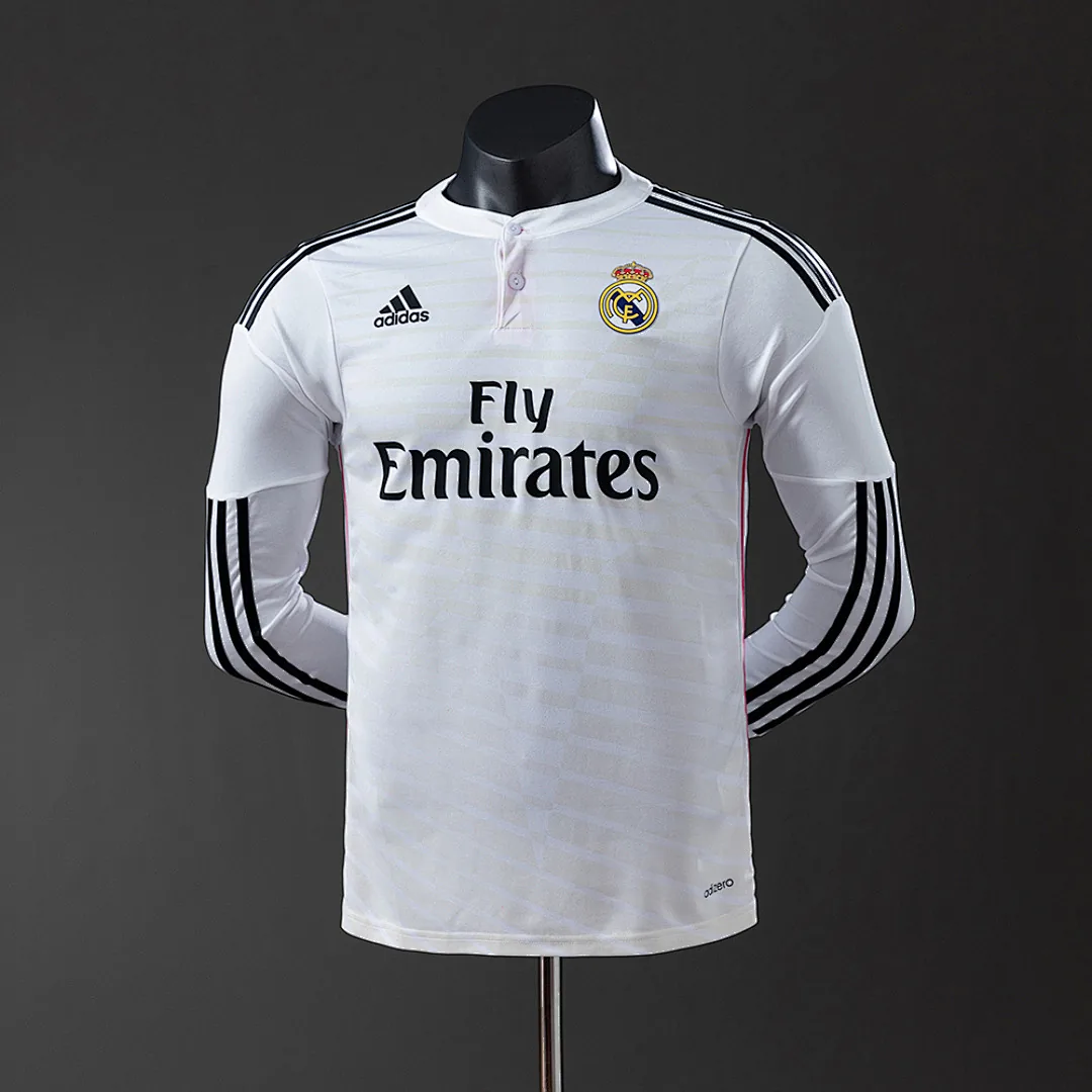 Real Madrid 2014/2015 Long Sleeve Retro Jersey