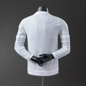 Real Madrid 2015/2016 Home Long Sleeve Player Version Retro Jersey
