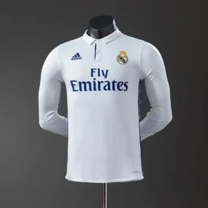 Real Madrid 2016/2017 Long Sleeve Retro Jersey