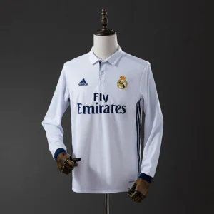 Real Madrid 2016/2017 Long Sleeve Retro Jersey