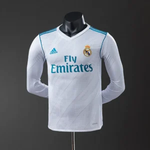 Real Madrid 2017/2018 Long Sleeve Retro Jersey
