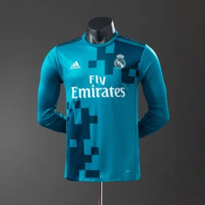 Real Madrid 2017/2018 Long Sleeve Retro Jersey