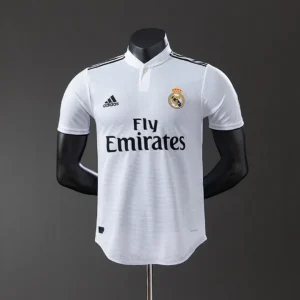 Real Madrid 2018/2019 Home Player Version Retro Jersey