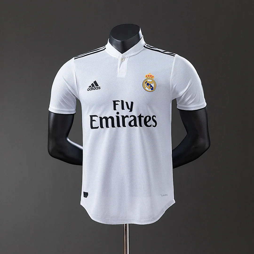 Real Madrid 2018/2019 Home Player Version Retro Jersey