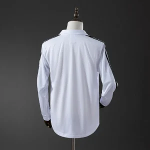 Real Madrid 2002/03 Home (UEFA Champions League) Long Sleeve Retro Jersey
