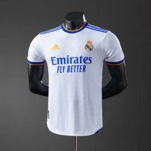 Real Madrid 2021/2022 Retro Player Version Home Jersey
