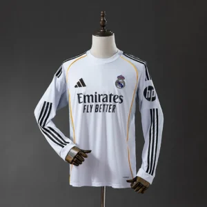 Real Madrid 2025/2026 Long Sleeve Jersey