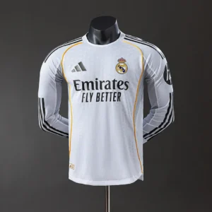 Real Madrid 2025/2026 Long Sleeve Jersey
