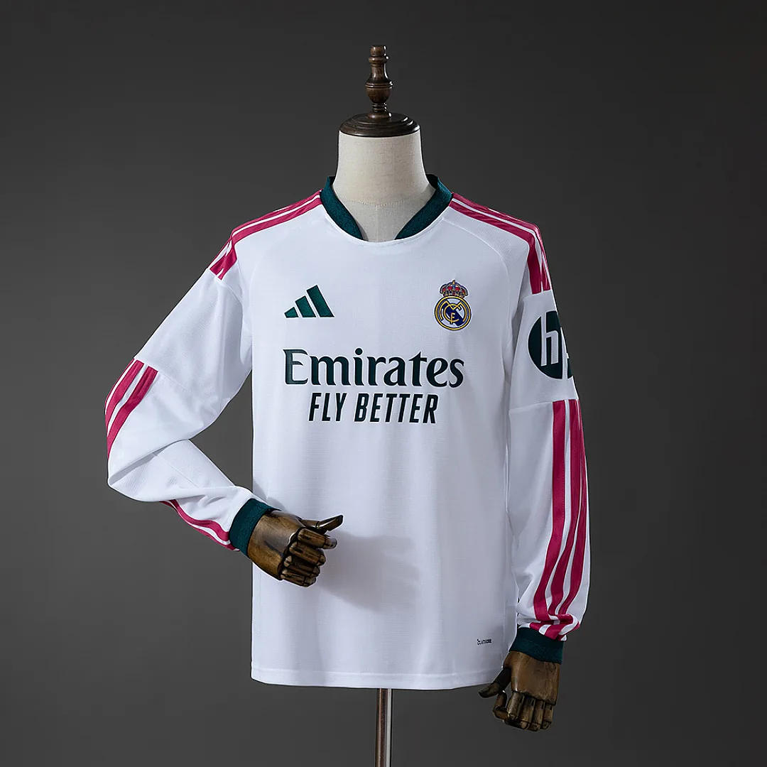 Real Madrid 2026/2027 Home Long Sleeve Jersey