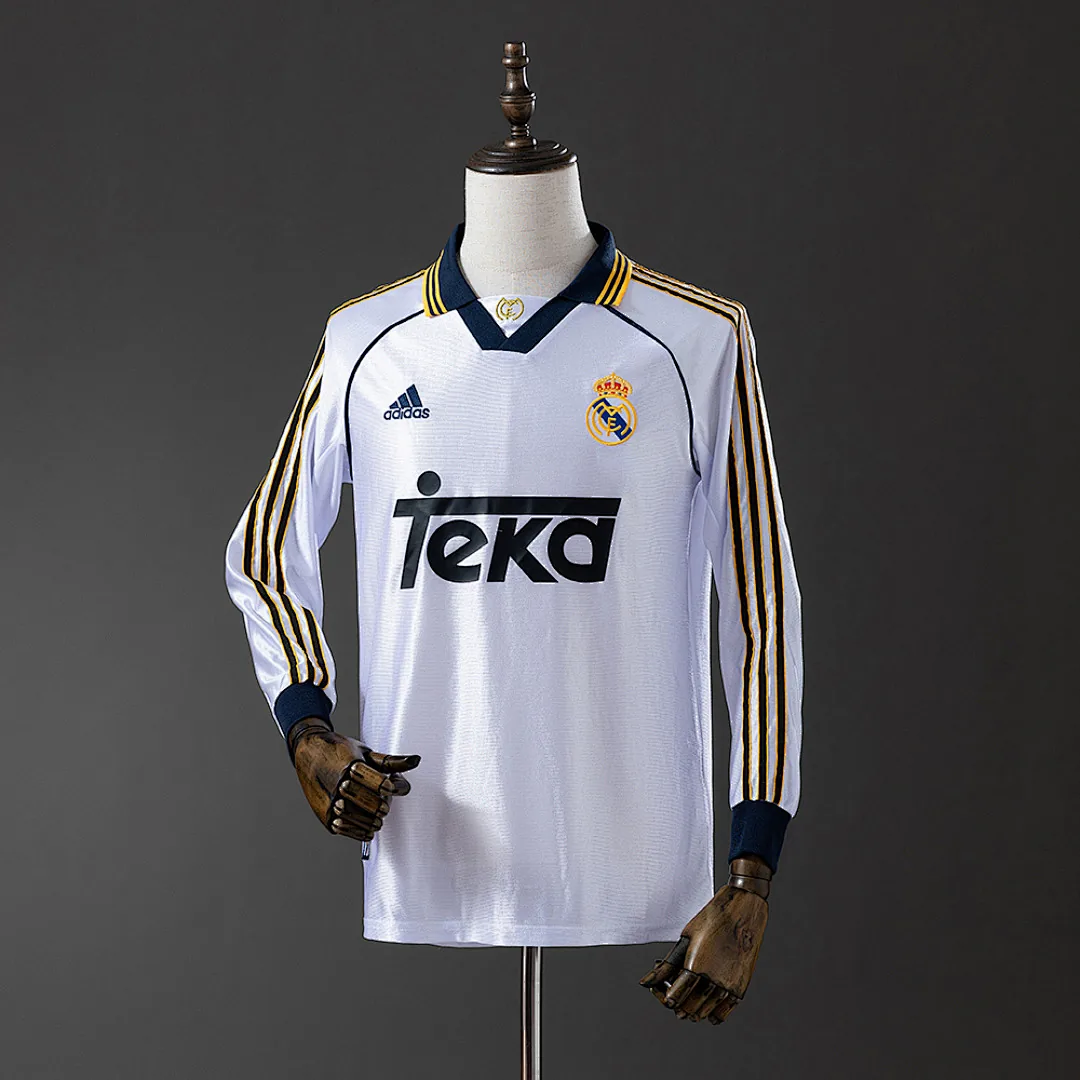 Real Madrid 1998/2000 Long Sleeve Retro Jersey