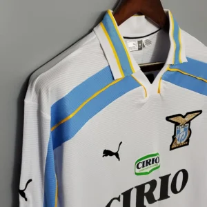 Retro 2000/2001 Lazio Long Sleeve Away Jersey