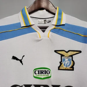 Retro 2000/2001 Lazio Long Sleeve Away Jersey