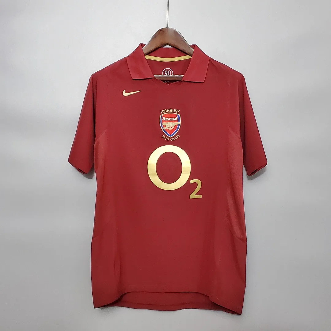 Retro 2005/2006 Arsenal Home Jersey