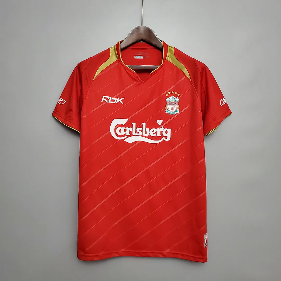 Retro 2005/2006 Liverpool Home Jersey