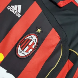 Retro 2006/2007 AC Milan Long Sleeve Home Jersey