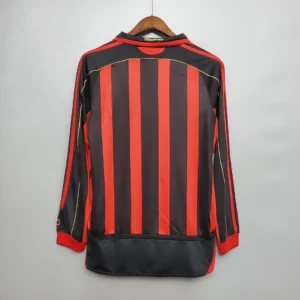 Retro 2006/2007 AC Milan Long Sleeve Home Jersey