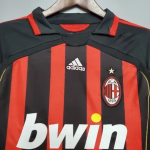 Retro 2006/2007 AC Milan Long Sleeve Home Jersey