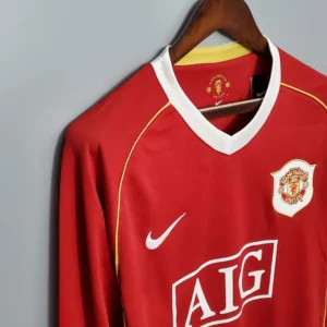 Retro 2006/2007 曼联 Long Sleeve Home Jersey