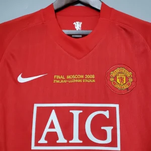 Retro 2007/2008 Champions League version Home Jersey