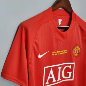 Retro 2007/2008 Champions League version Home Jersey