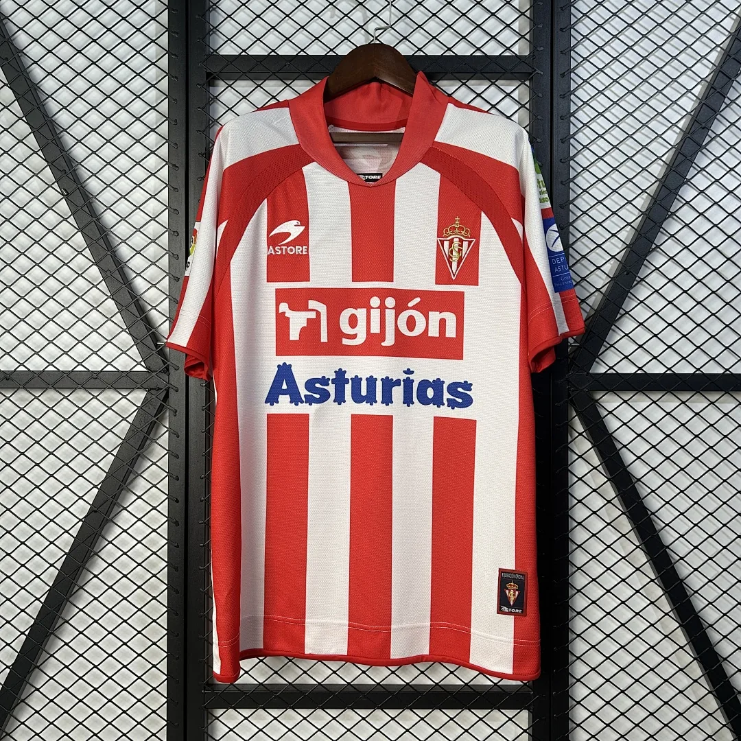 Retro 2008/2009 Sporting Gijon Home Jersey