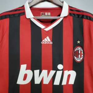 Retro 09 10 AC Milan Home Jersey