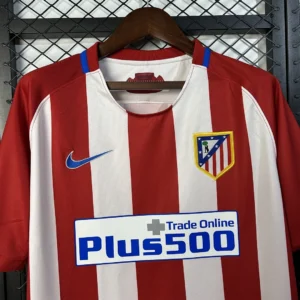Retro 2016/2017 Atletico Madrid Home Jersey
