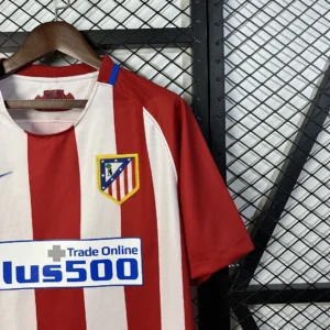Retro 2016/2017 Atletico Madrid Home Jersey