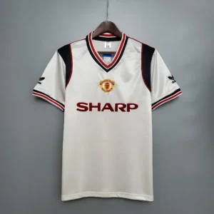 Retro 1985 曼联 white Jersey