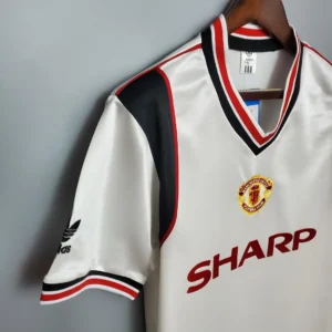 Retro 1985 曼联 white Jersey