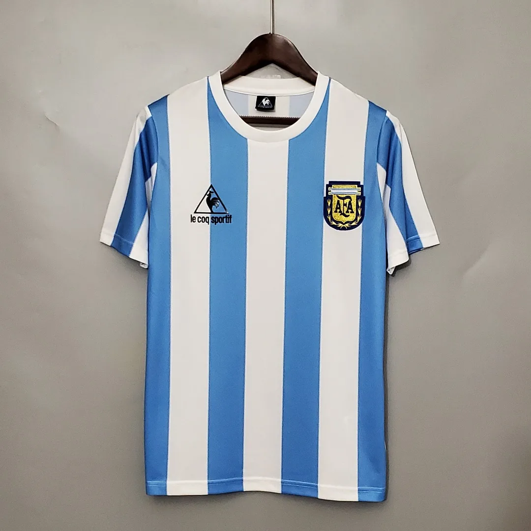 Retro 1986 Argentina Home Jersey