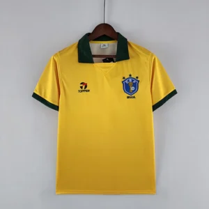 Retro 1988 Brazil Home Jersey