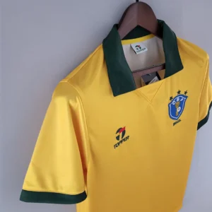 Retro 1988 Brazil Home Jersey