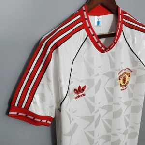Retro 1991 曼联 white Jersey