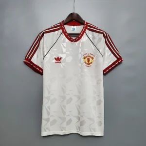 Retro 1991 曼联 white Jersey