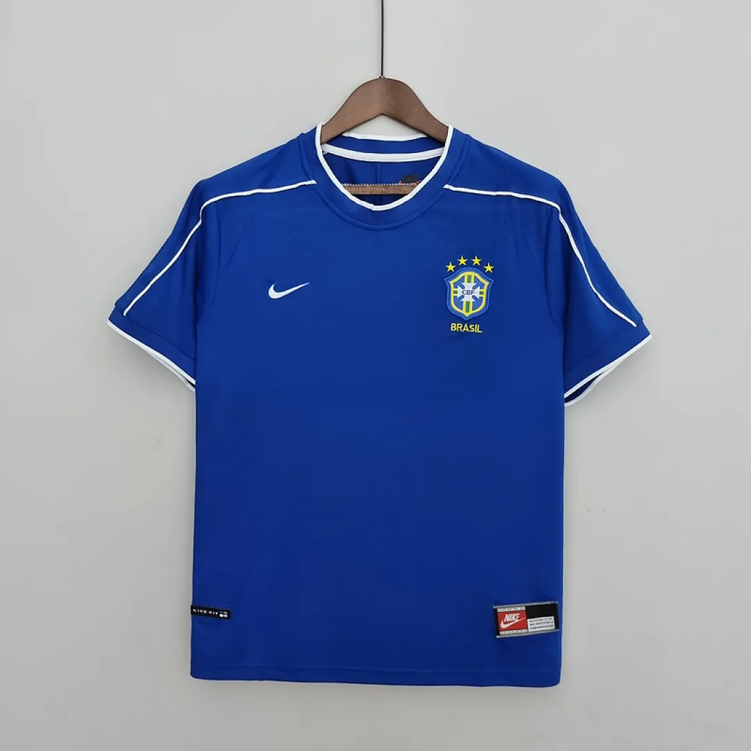 Retro 1998 Brazil Away Jersey